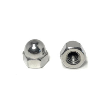 Qty 25 316 Stainless Steel Cap Acorn Hex Nuts UNC 1/4-20 