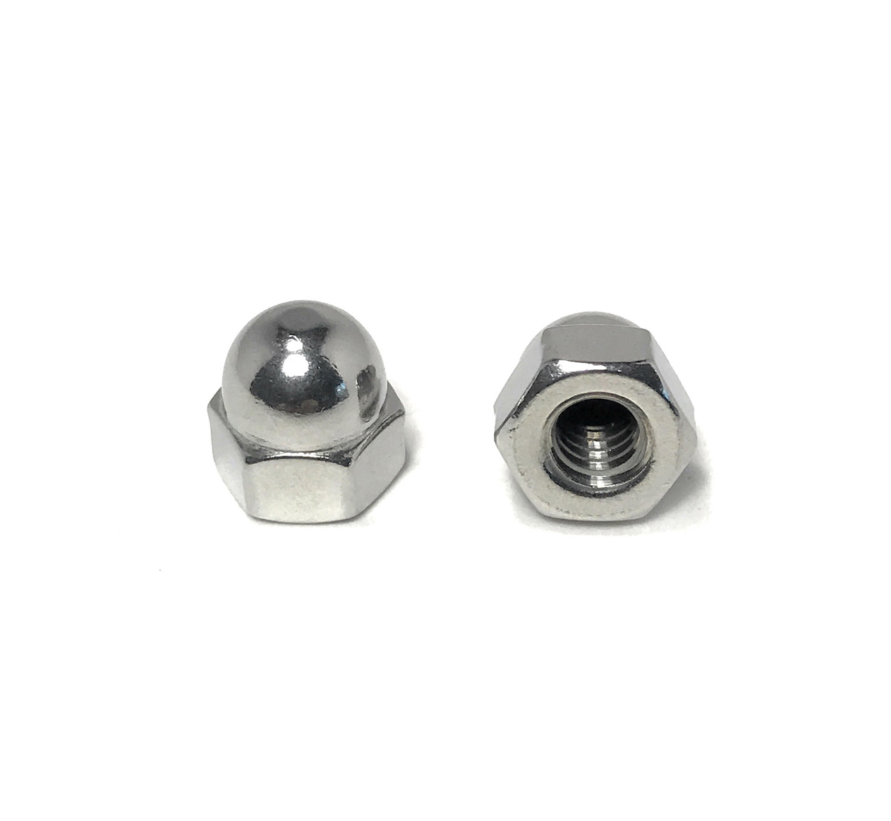 5/16-24 Acorn Cap Nuts Stainless Steel 18-8 Standard Height Quantity 10 