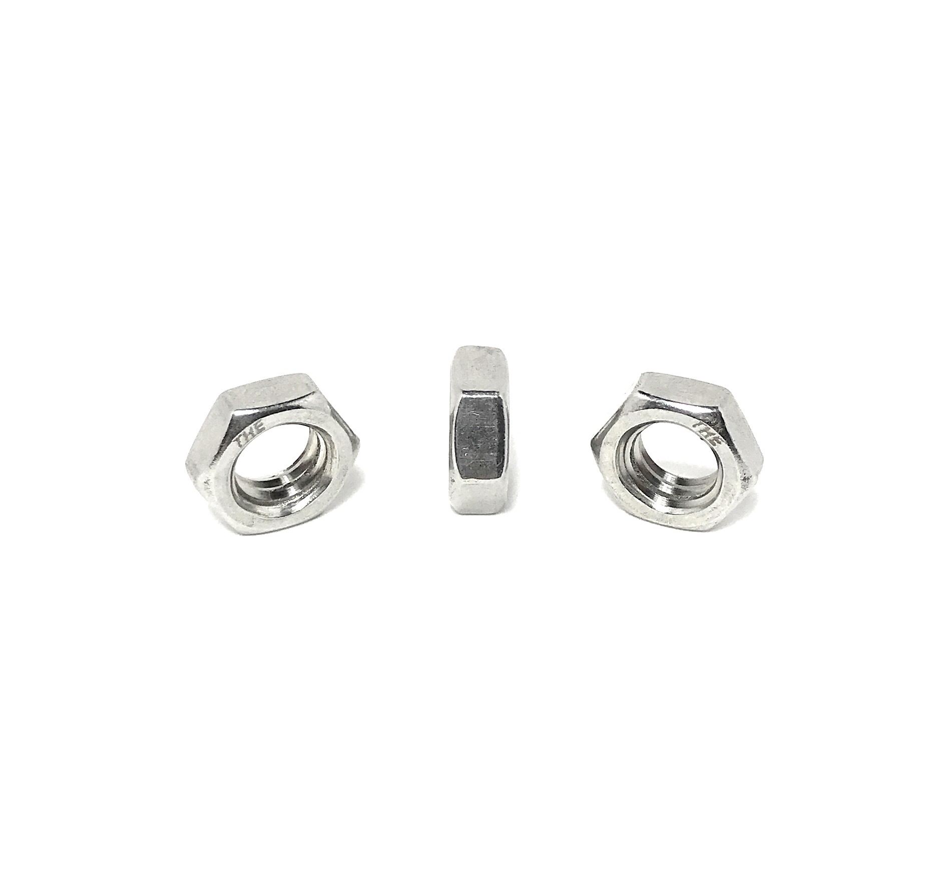 Hex Jam Thin Nut Stainless Steel UNC 7/16-14 Qty 25 