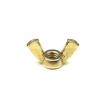 Solid Brass Wing Nuts (UNC) Coarse Thread