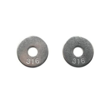 316 Stainless Steel Fender Washers Large OD