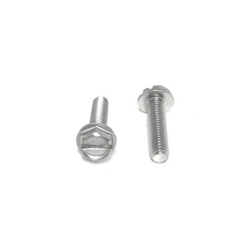 18-8 Stainless Steel Slotted Hex Washer Head Machine Screws (UNC) Coarse Thread