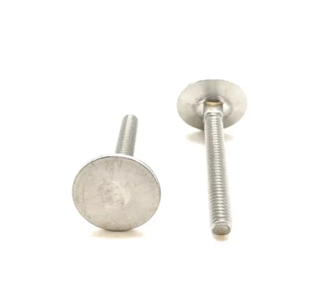 5/16-18x2-1/2 Stainless Steel Elevator Bolt Square Neck (1-3/16 Diameter Head) 18-8 (5 Pieces)