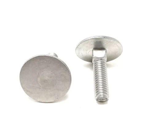 3/8-16x1-1/2 Stainless Steel Elevator Bolt Square Neck (1-5/16 Diameter Head) 18-8 (5 Pieces)
